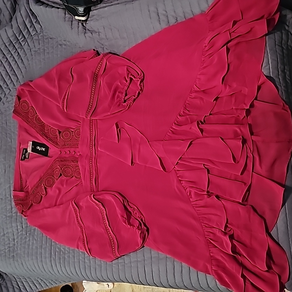 City Chic - Sweetheat Dress Fuschia